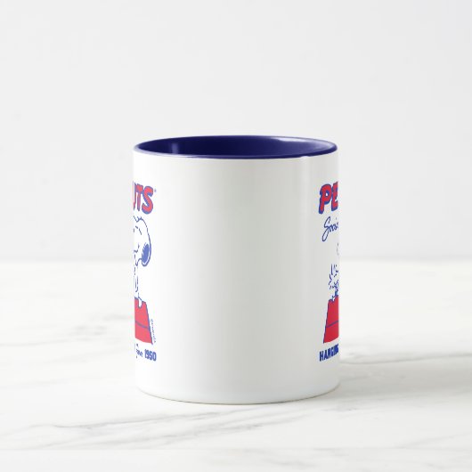 pinda's | Snoopy & Woodstock rondhangen Mok (Midden)