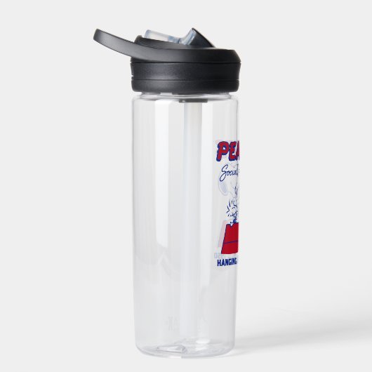 pinda's | Snoopy & Woodstock rondhangen Waterfles (Rechts)