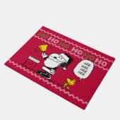 pinda's | Snoopy & Woodstock Santa Bell Ringer Deurmat (Schuin)