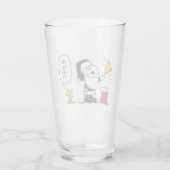 pinda's | Snoopy & Woodstock Santa Bell Ringer Glas (Achterkant)