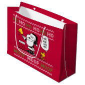 pinda's | Snoopy & Woodstock Santa Bell Ringer Groot Cadeauzakje (Voorkant Gekanteld)