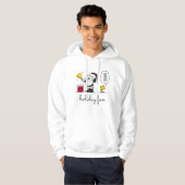 pinda's | Snoopy & Woodstock Santa Bell Ringer Hoodie (Voorkant volledig)