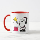 pinda's | Snoopy & Woodstock Santa Bell Ringer Mok (Links)