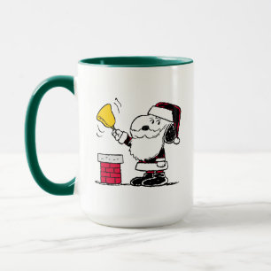 pinda's   Snoopy & Woodstock Santa Bell Ringer Mok