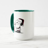 pinda's | Snoopy & Woodstock Santa Bell Ringer Mok (Voorkant links)