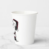 pinda's | Snoopy & Woodstock Santa Bell Ringer Papieren Bekers (Links)