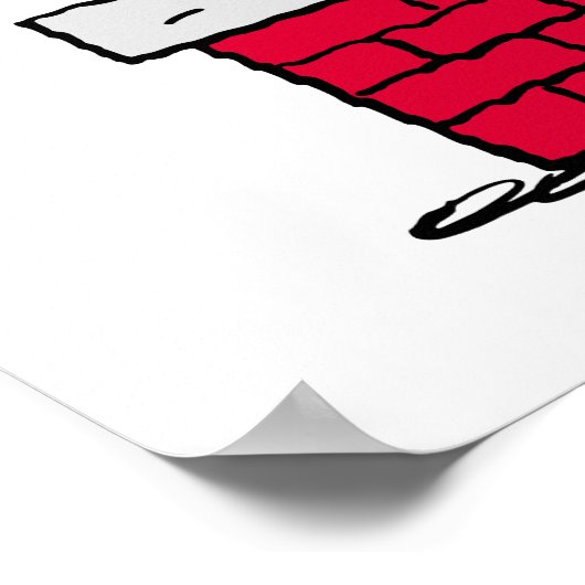 pinda's | Snoopy & Woodstock Santa Bell Ringer Poster (Hoek)