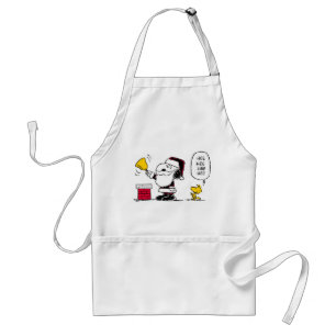 pinda's   Snoopy & Woodstock Santa Bell Ringer Standaard Schort