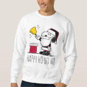 pinda's | Snoopy & Woodstock Santa Bell Ringer Trui (Voorkant)