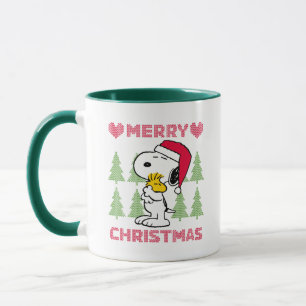 pinda's   Snoopy & Woodstock Santa Claus Hug Mok