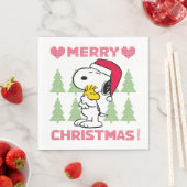 pinda's | Snoopy & Woodstock Santa Claus Hug Servet (Insitu)