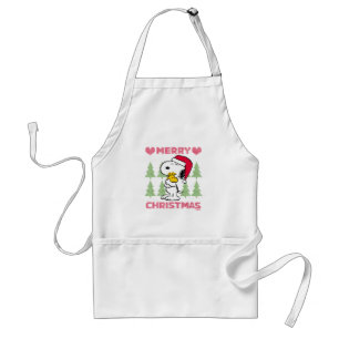 pinda's   Snoopy & Woodstock Santa Claus Hug Standaard Schort