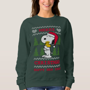 pinda's Snoopy & Woodstock Santa Claus Hug Trui