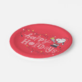 pinda's | Snoopy & Woodstock Santa Claus Papieren Bordje (Gekanteld)