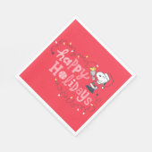 pinda's | Snoopy & Woodstock Santa Claus Servet (Hoek)