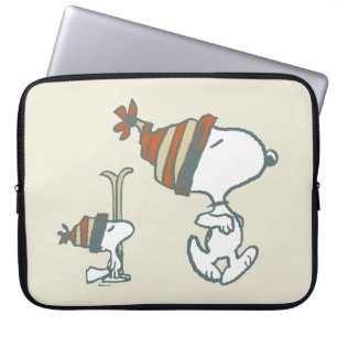 pinda's Snoopy & Woodstock Ski Trip 2 Laptop Sleeve