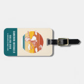 pinda's | Snoopy & Woodstock Ski Trip Bagagelabel (Voorkant horizontaal)