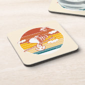 pinda's | Snoopy & Woodstock Ski Trip Bier Onderzetter (Linkerzijde)