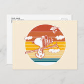 pinda's | Snoopy & Woodstock Ski Trip Briefkaart (Voorkant / Achterkant)