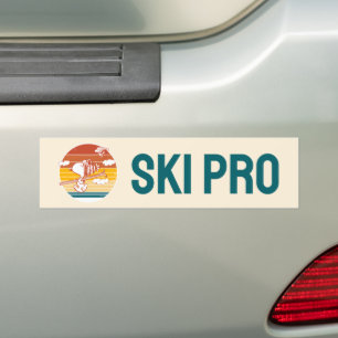 pinda's   Snoopy & Woodstock Ski Trip Bumpersticker