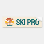 pinda's | Snoopy & Woodstock Ski Trip Bumpersticker (Voorkant)