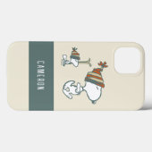 pinda's | Snoopy & Woodstock Ski Trip Case-Mate iPhone Case (Achterkant (horizontaal))