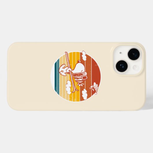 pinda's | Snoopy & Woodstock Ski Trip Case-Mate iPhone Case (Achterkant (horizontaal))