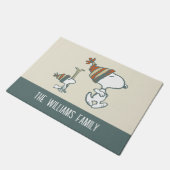 pinda's | Snoopy & Woodstock Ski Trip Deurmat (Schuin)