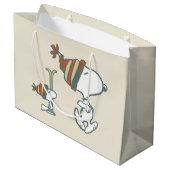 pinda's | Snoopy & Woodstock Ski Trip Groot Cadeauzakje (Achterkant Gekanteld)