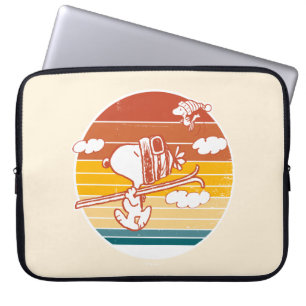 pinda's Snoopy & Woodstock Ski Trip Laptop Sleeve