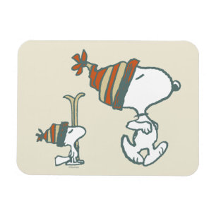 pinda's   Snoopy & Woodstock Ski Trip Magneet