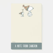 pinda's | Snoopy & Woodstock Ski Trip Post-it® Notes (Voorkant)