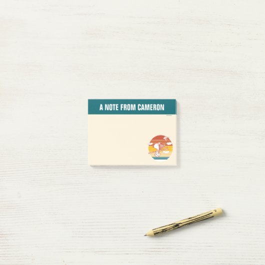 pinda's | Snoopy & Woodstock Ski Trip Post-it® Notes (Op bureau)