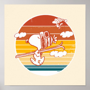 pinda's Snoopy & Woodstock Ski Trip Poster