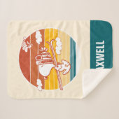 pinda's | Snoopy & Woodstock Ski Trip Sherpa Deken (Voorkant (horizontaal))