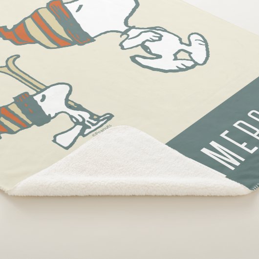 pinda's | Snoopy & Woodstock Ski Trip Sherpa Deken (3/4)