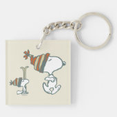 pinda's | Snoopy & Woodstock Ski Trip Sleutelhanger (Achterkant)
