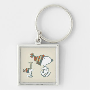 pinda's   Snoopy & Woodstock Ski Trip Sleutelhanger