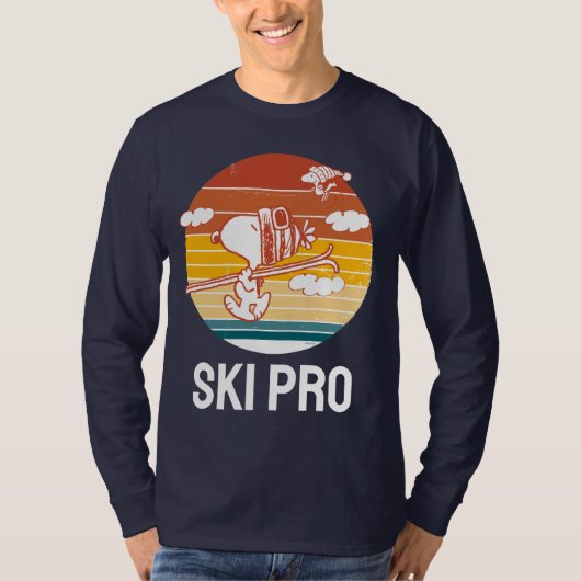 pinda's | Snoopy & Woodstock Ski Trip T-shirt (Voorkant)