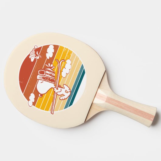 pinda's | Snoopy & Woodstock Ski Trip Tafeltennisbatje (Zijkant)