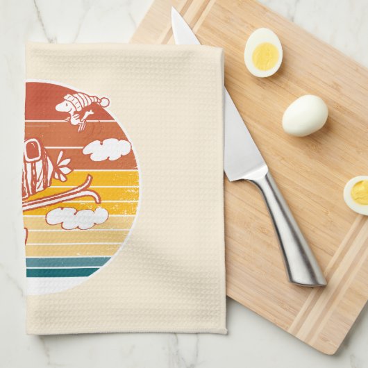 pinda's | Snoopy & Woodstock Ski Trip Theedoek (Quarter Fold)