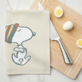 pinda's | Snoopy & Woodstock Ski Trip Theedoek (Quarter Fold)