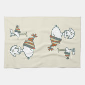 pinda's | Snoopy & Woodstock Ski Trip Theedoek (Horizontaal)