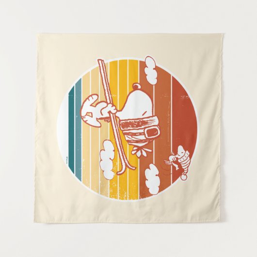 pinda's | Snoopy & Woodstock Ski Trip Wandkleed (Voorkant (horizontaal))