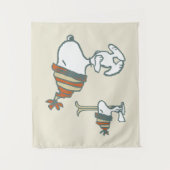 pinda's | Snoopy & Woodstock Ski Trip Wandkleed (Voorkant)