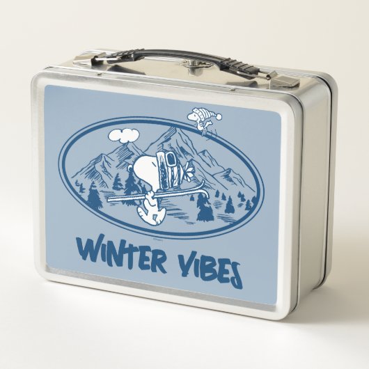 pinda's | Snoopy & Woodstock Skiing (Achterkant)