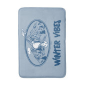 pinda's | Snoopy & Woodstock Skiing Badmat (Voorkant Verticaal)