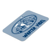 pinda's | Snoopy & Woodstock Skiing Magneet (Linkerzijde)