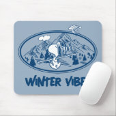 pinda's | Snoopy & Woodstock Skiing Muismat (Met muis)