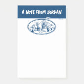 pinda's | Snoopy & Woodstock Skiing Post-it® Notes (Voorkant)